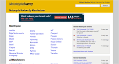 Desktop Screenshot of motorcyclesurvey.com